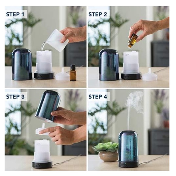 Airomé Ultrasonic Glass Essential Oil Diffuser: Galaxy - Picture 6 of 6